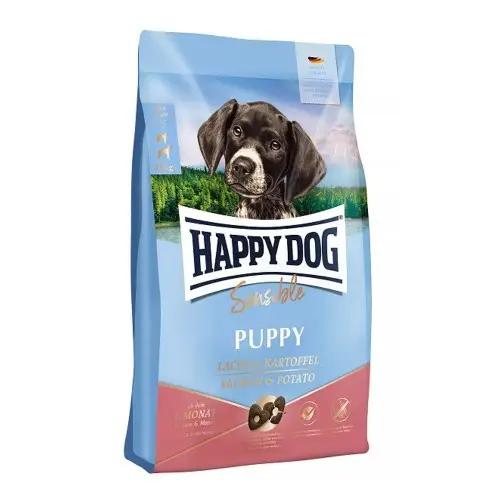 Happy Dog Sensible Puppy Lachs & Kartoffel корм для цуценят з лососем та картоплею 10 кг1