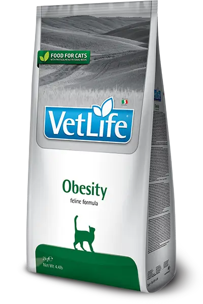 Farmina Vet Life Obesity дієтичний корм для зниження зайвої ваги у котів 2 кг1
