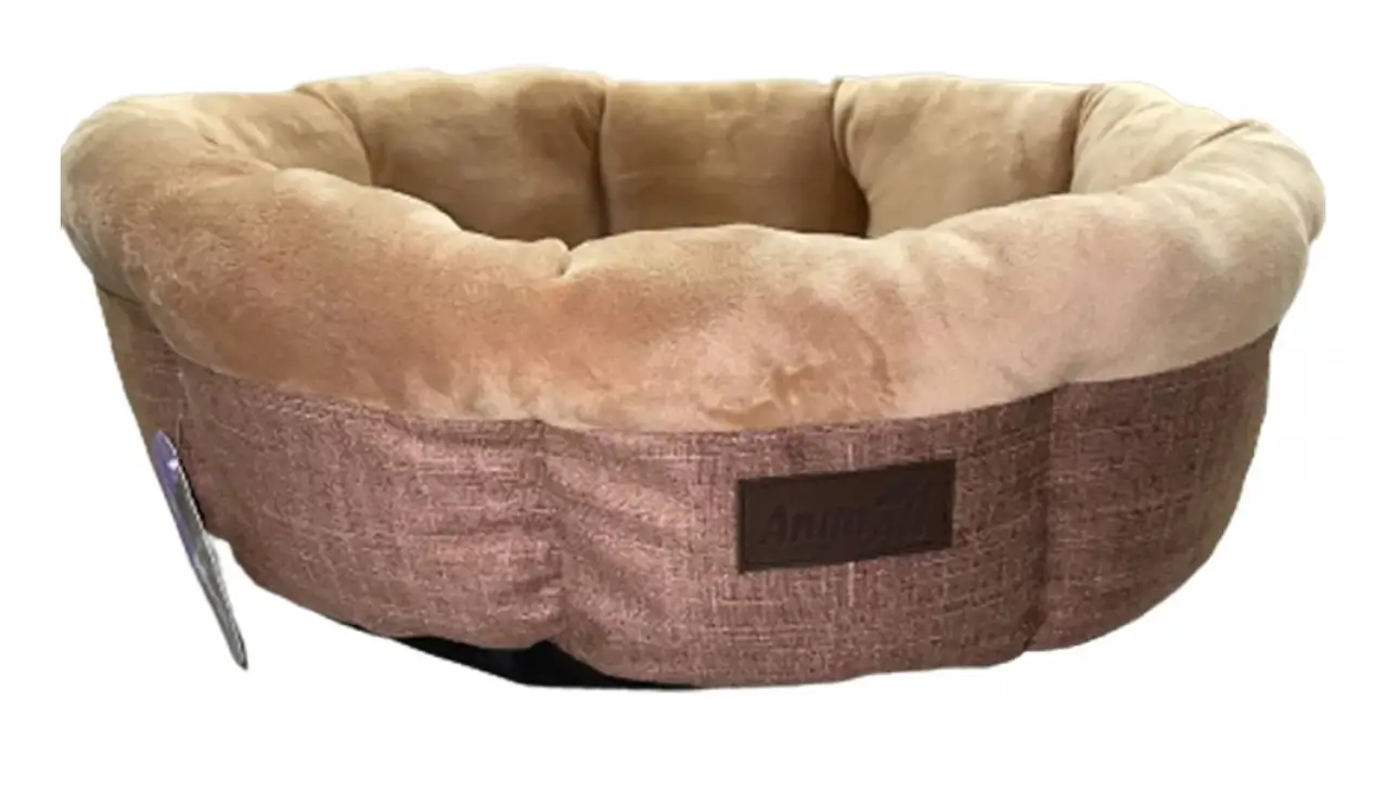 Лежак AnimAll Mary S Brown лежак для собак і кішок (50×50×15 см)1