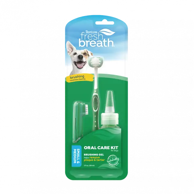 TropiClean Oral Care Kit набір для догляду за порожниною рота у собак дрібних порід1