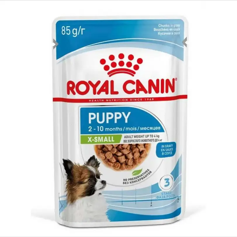 Royal Canin X-Small Puppy паучі для цуценят мініатюрних порід 85г*12шт1