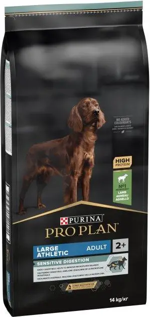 Purina Pro Plan Adult Large Athletic OptiDigest 14кг - корм для собак великих порід з ягням1