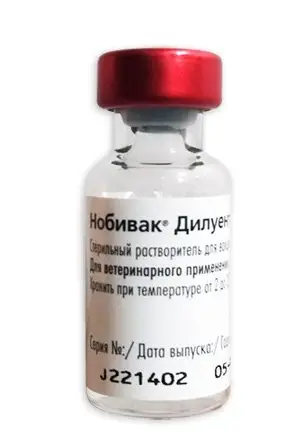 Нобівак Дилуент, 1 доза (розчинник сухих вакцин Нобівак)1