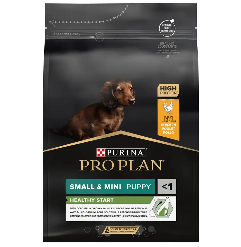 Purina Pro Plan Puppy Small and Mini 3 кг для щенков мелких пород с курицей1