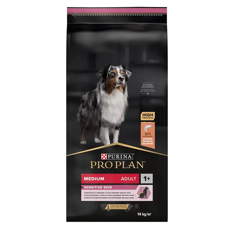 Purina Pro Plan Dog Medium Adult Optiderma 14 кг - для собак середніх порід c лососем1