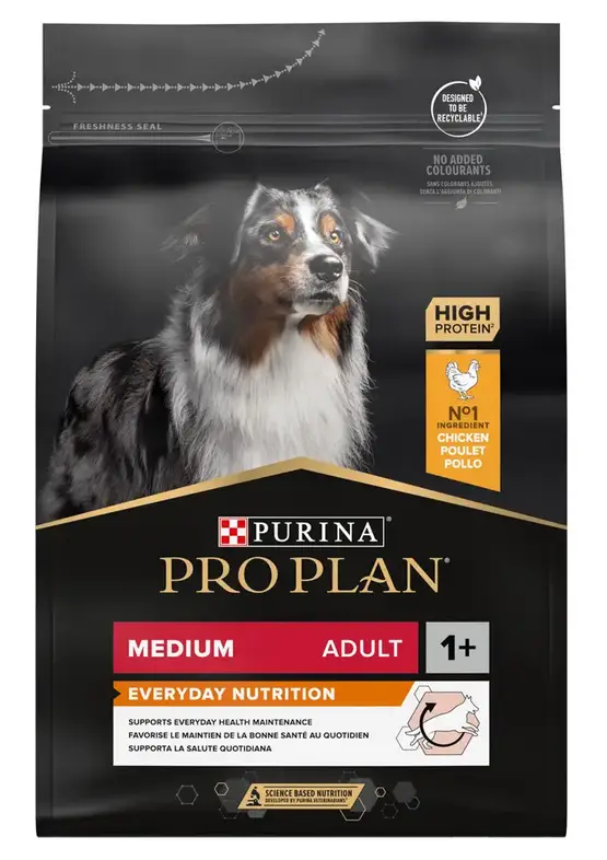 Purina Pro Plan Dog Medium Adult з комплексом Optibalance 3кг - корм для собак середніх порід c куркою1