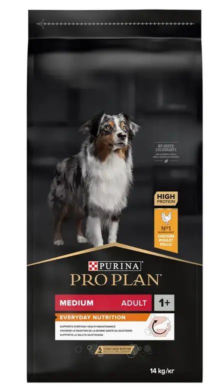 Purina Pro Plan Dog Medium Adult з комплексом Optibalance 14кг - для собак середніх порід c куркою1