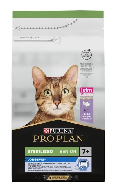 Purina Pro Plan Sterilised 1,5кг для стерилізованих кішок старше 7 років1