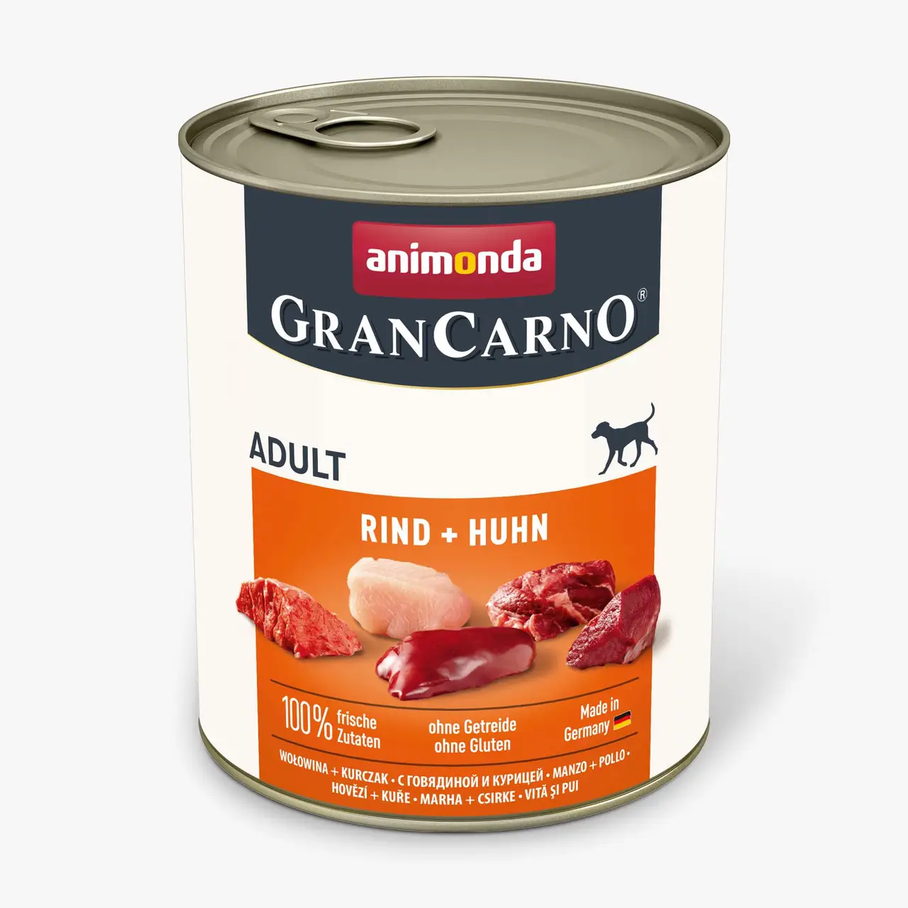 Animonda GranCarno Adult Beef + Chicken консерва для собак 400 г (яловичина і курка)1