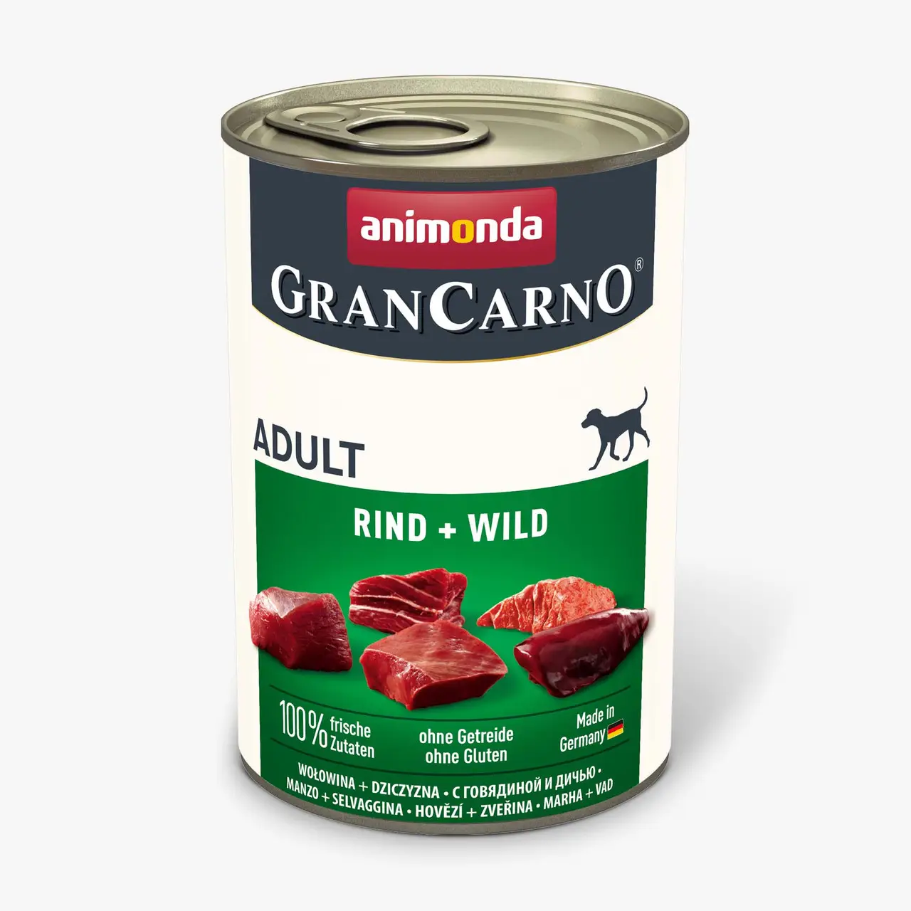 Animonda GranCarno Adult Beef+ Game консерва для собак 400 г (яловичина і дичина)1