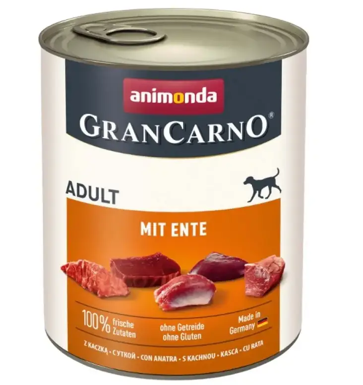 Animonda GranCarno Adult with Duck консерва для собак 800 г (качка)1