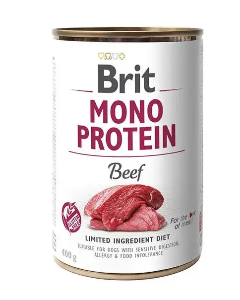Brit Mono Protein Dog 400г з яловичиною1