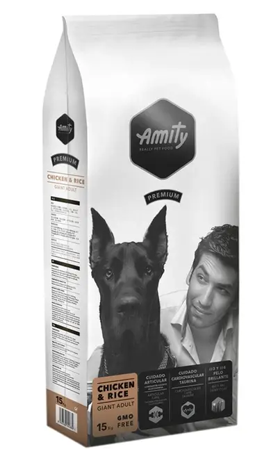 Amity Gigantes Chicken&Rice корм з куркою та рисом для собак великих порід 15 кг1