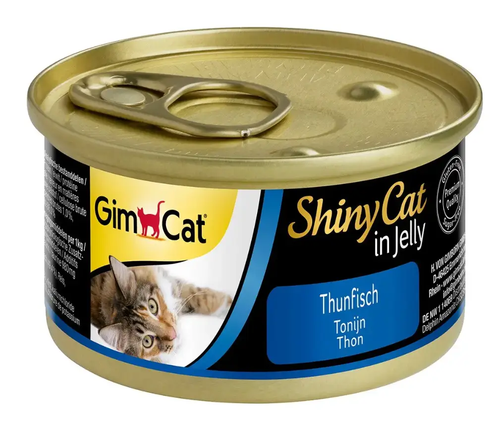 GimCat Shiny Cat консерви для кішок 70г (тунець)1