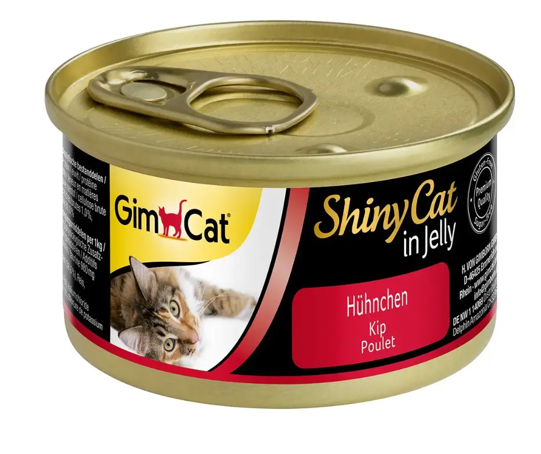 GimCat Shiny Cat консерви для кішок 70г (курка)1