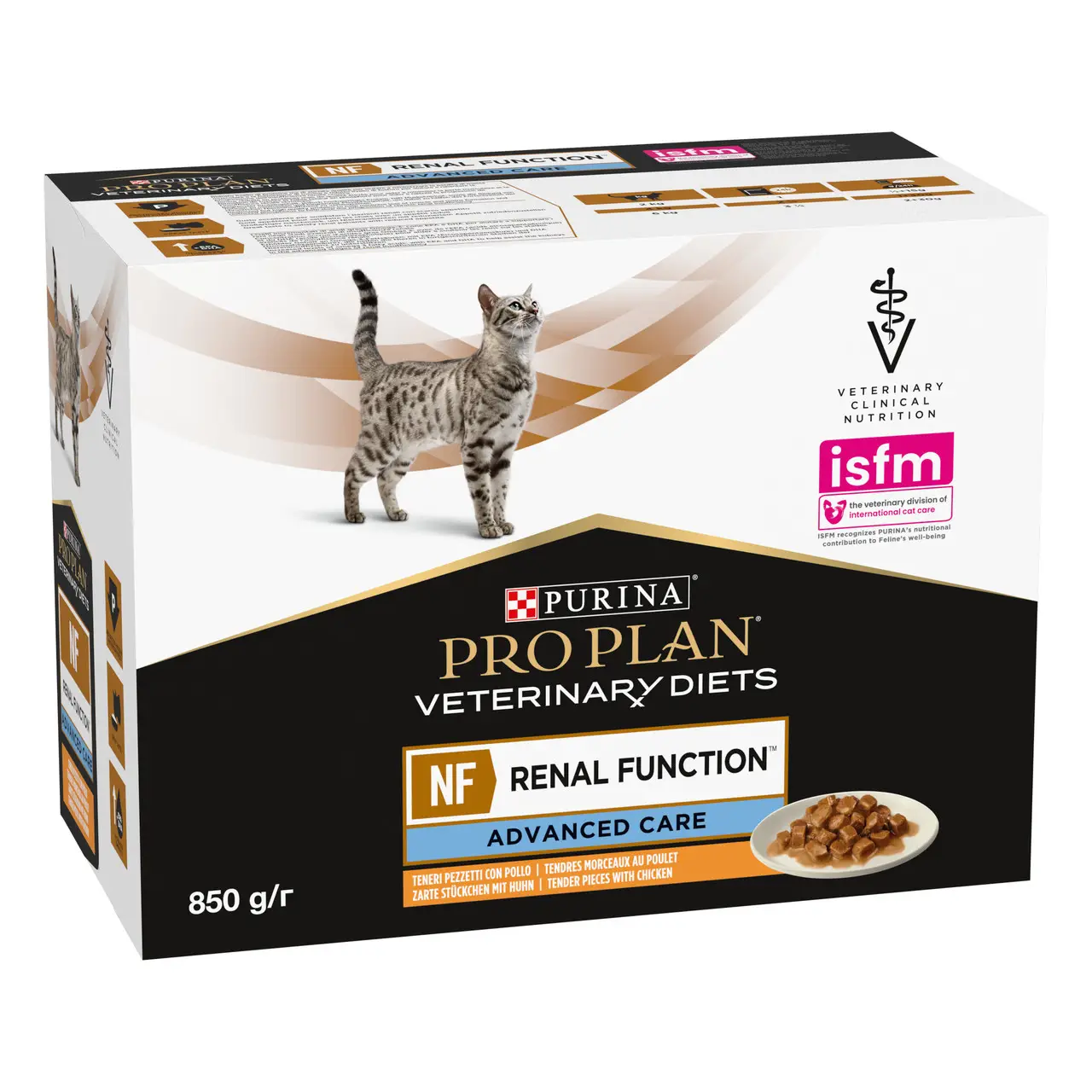 Purina Veterinary Diets NF паучі для котів курка 85г*10шт1