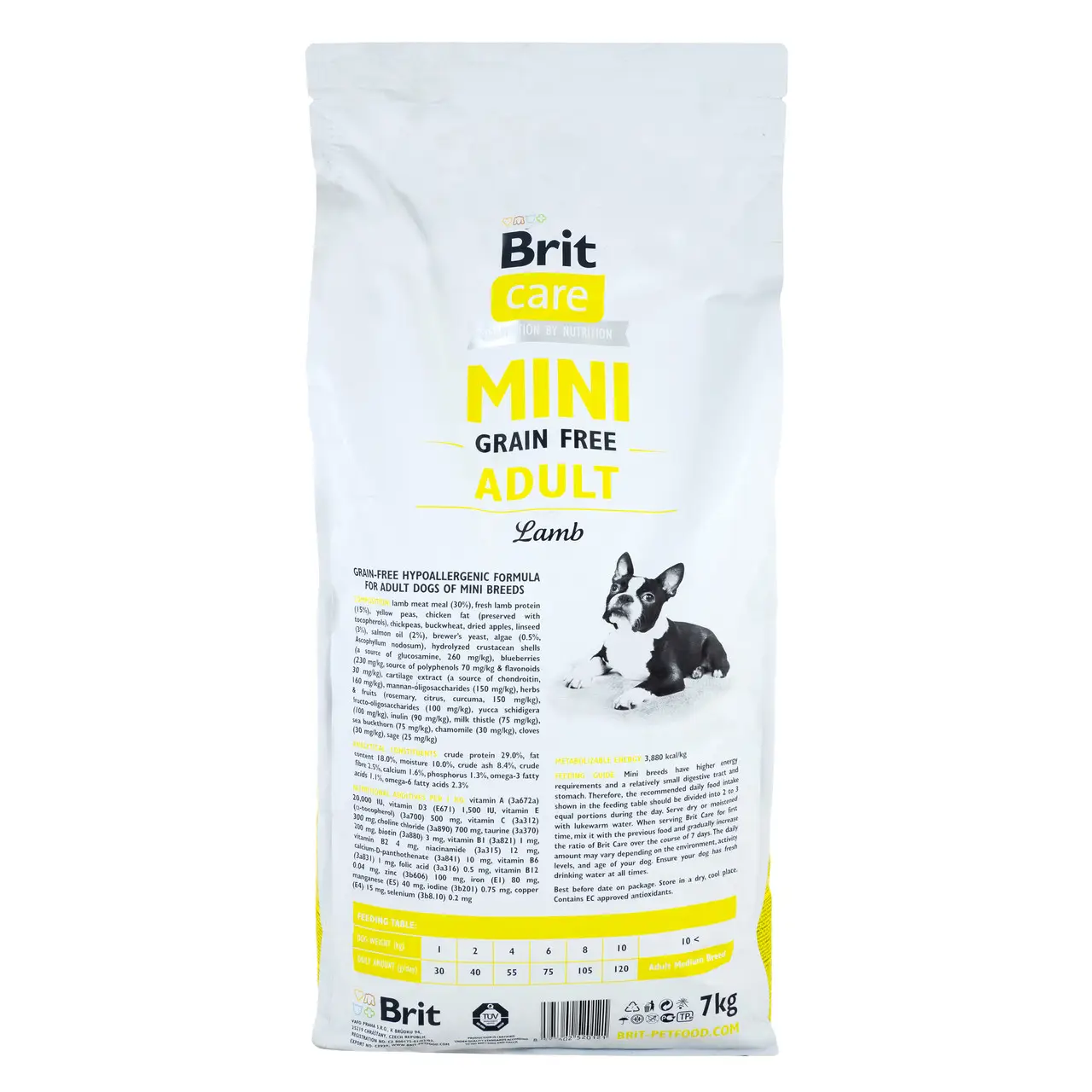 Brit Care Mini Adult Lamb 7кг -беззерновий корм з ягненкомдля дорослих собак малих порід2