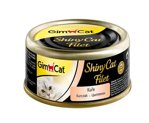 GimCat Shiny Cat Filet консерва для кішок 70г (курка)1