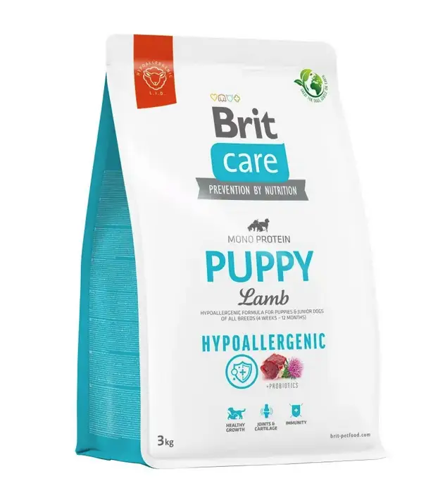 Brit Care Dog Hypoallergenic Puppy 3кг - гіпоалергенний корм для цуценят з ягням1