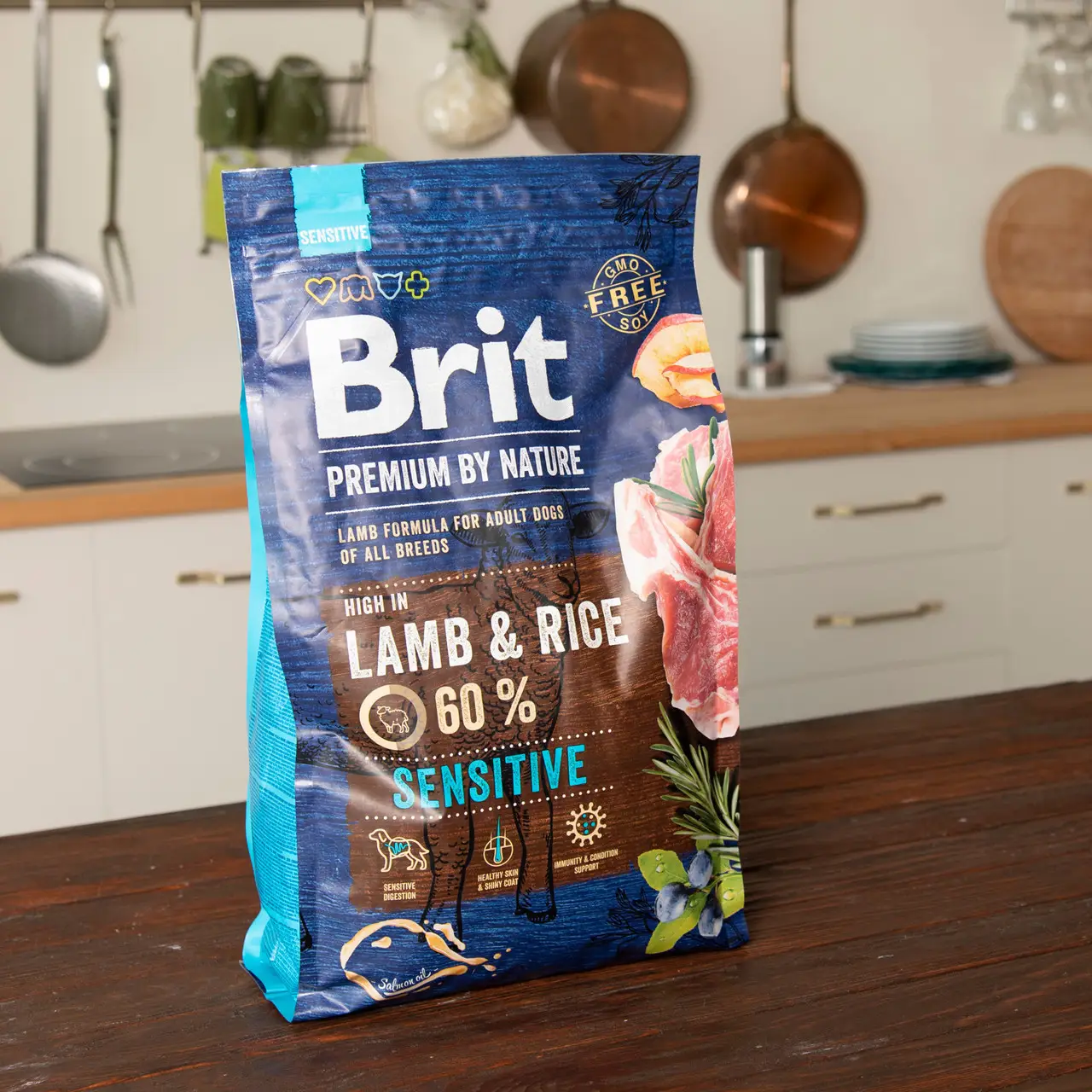 Brit Premium Sensitive Lamb 830г корм для собак (ягненок 35%)4
