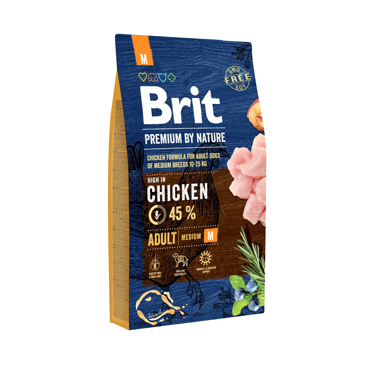 Brit Premium Adult M 8кг- корм для собак середніх порід1