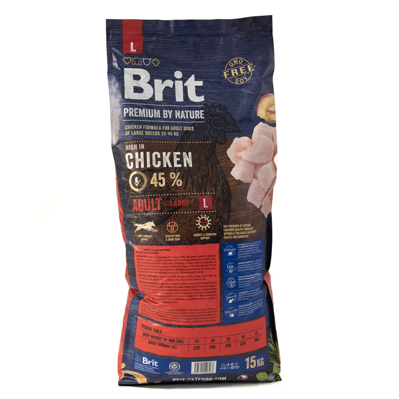 Brit Premium Adult L 15кг-корм для собак великих порід4
