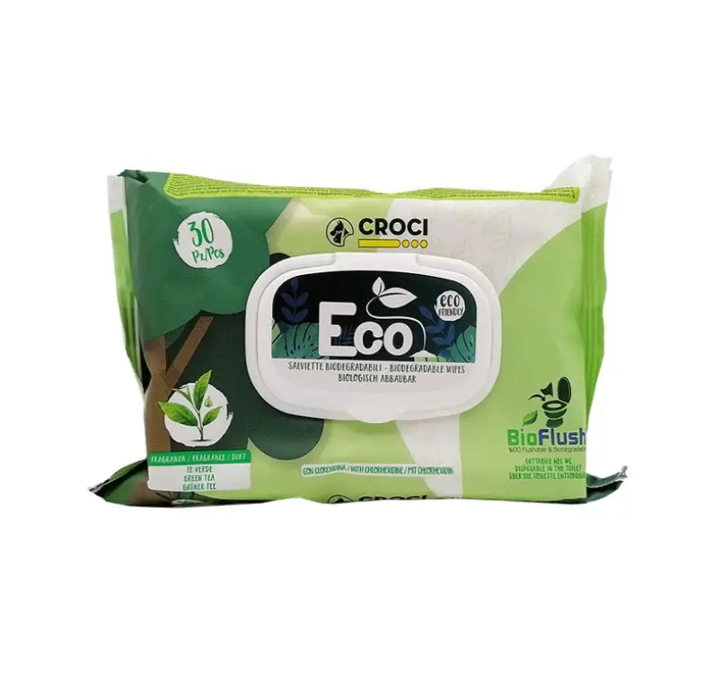 Croci Eco PetWipes вологі серветки для очищення шерсті кішок і собак 30 шт.2