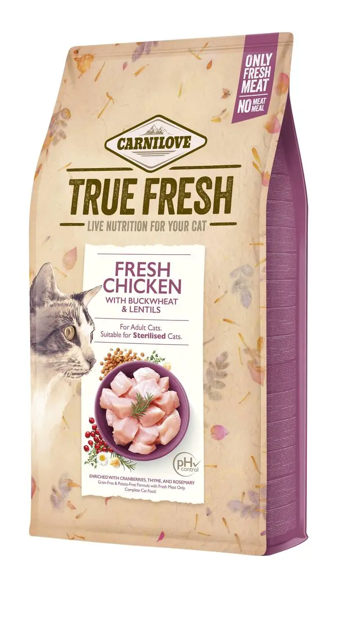 Carnilove Cat Fresh корм холістик для котів з куркою 4,8 кг1