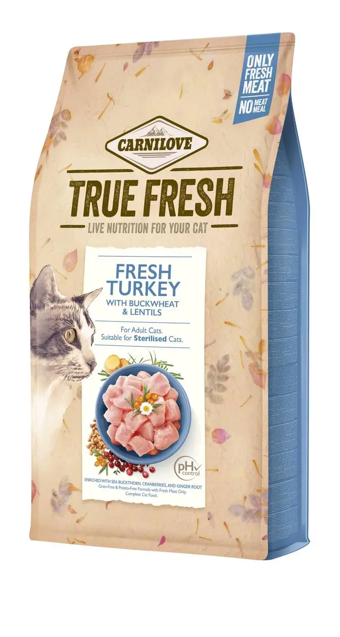 Carnilove Cat Fresh корм холістик для котів з індичкою 1,8 кг1