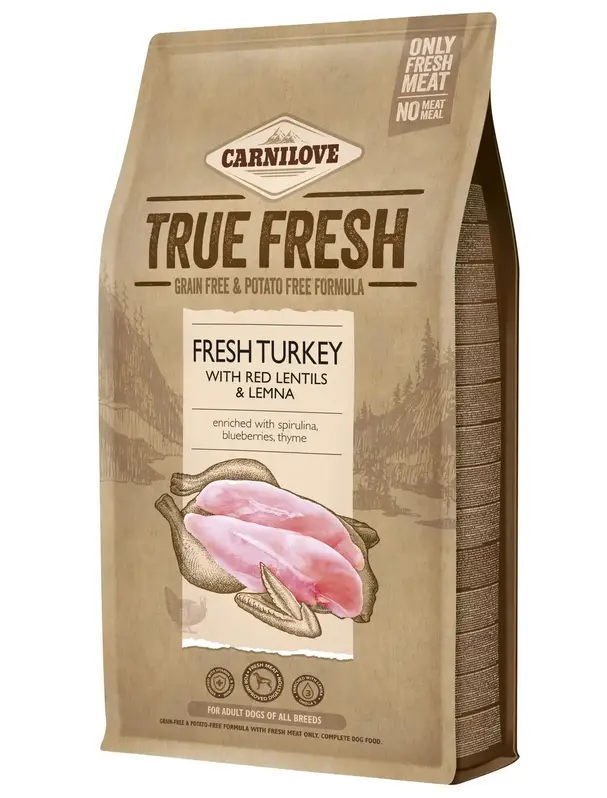 Carnilove True Fresh корм для дорослих собак усіх порід 11,4 кг (індичка)1