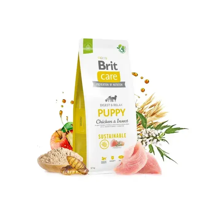 Brit Care Dog Sustainable Puppy корм для цуценят 3 кг (курка)2