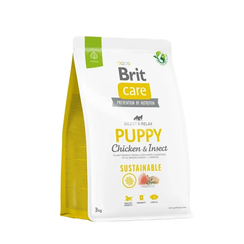 Brit Care Dog Sustainable Puppy корм для цуценят 3 кг (курка)1