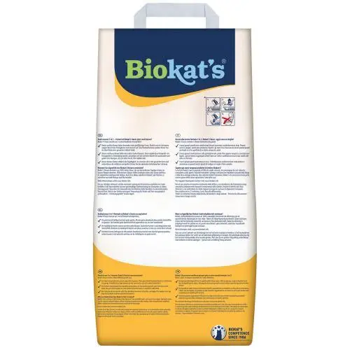 Biokat's Classic 3in1 18 л - наповнювач з глини2