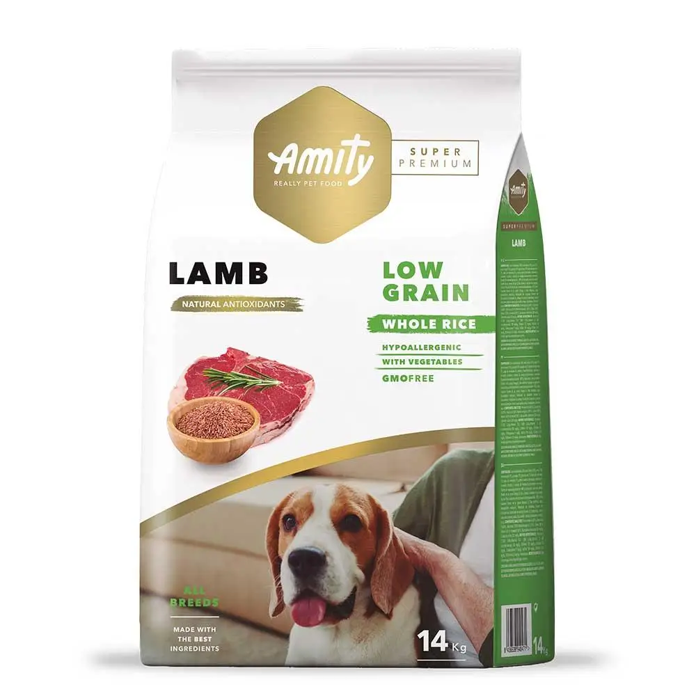 Amity Super Premium Lamb корм для собак з ягням 14 кг1