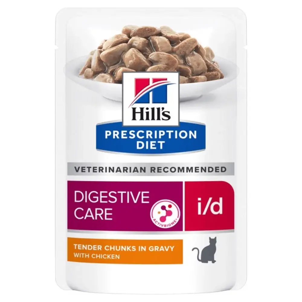 Hill's Prescription Diet i/d дієтичні паучі для котів при шлунково-кишкових захворюваннях 85г*12шт1