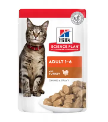 Hill's Science Plan Adult паучі для котів з індичкою 85г*12шт1