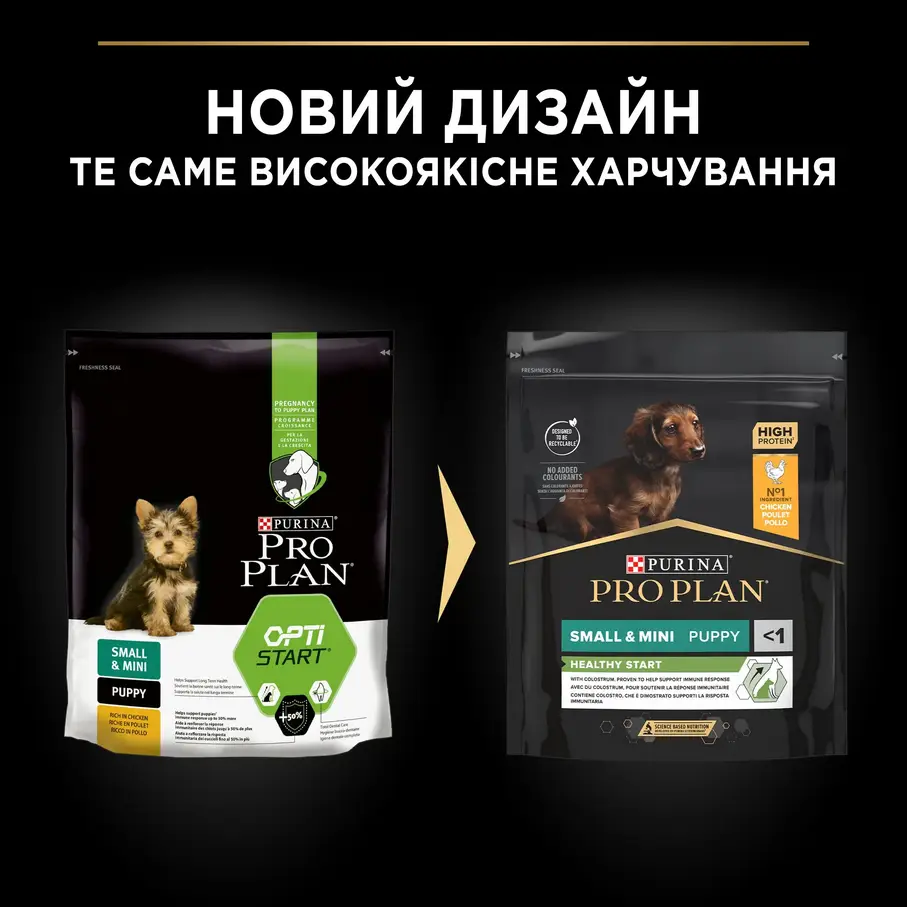 Purina Pro Plan корм для цуценят дрібних порід з куркою 0,7 кг2