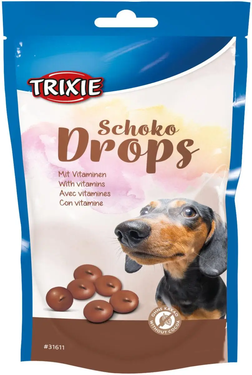 Trixie TX-31611 шоколадні дропси для собак 75 г1