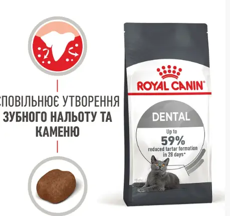 Royal Canin Dental Care 8кг корм для котів ( чищення зубів )2