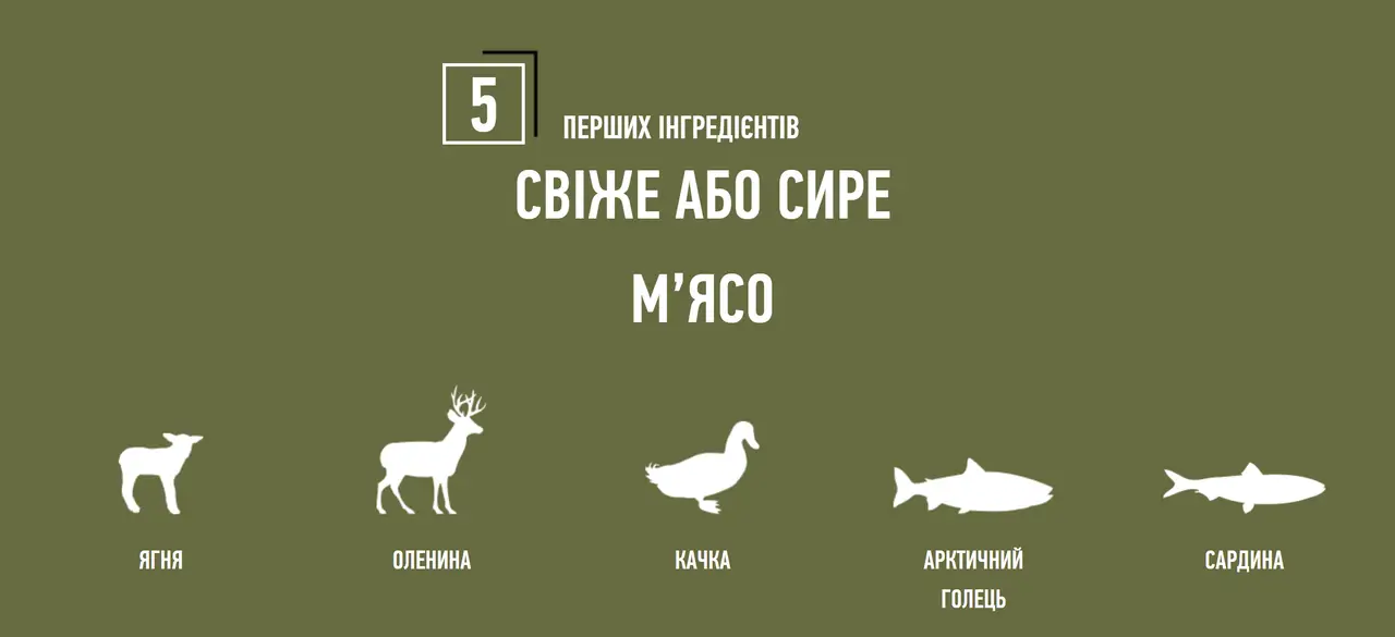 Orijen Tundra Dog — корм для собак із м'ясом дичини 11,4 кг2