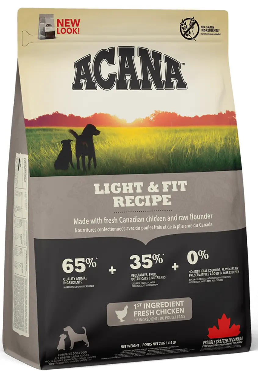 Acana Light & Fit Recipe Dog 2кг корм для собак1
