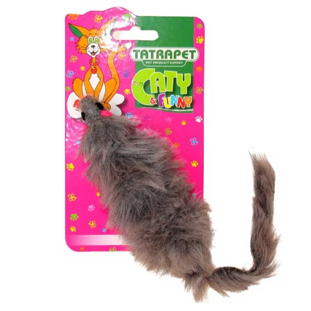 Tatrapet Caty funny іграшка для котів мишка 15 см1
