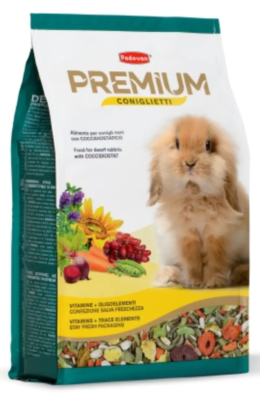 Padovan Coniglietti Premium 2 кг корм для кроликів1