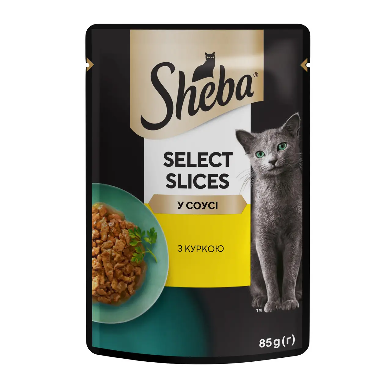 Sheba паучі для котів 85г*28шт (курка в соусі)1