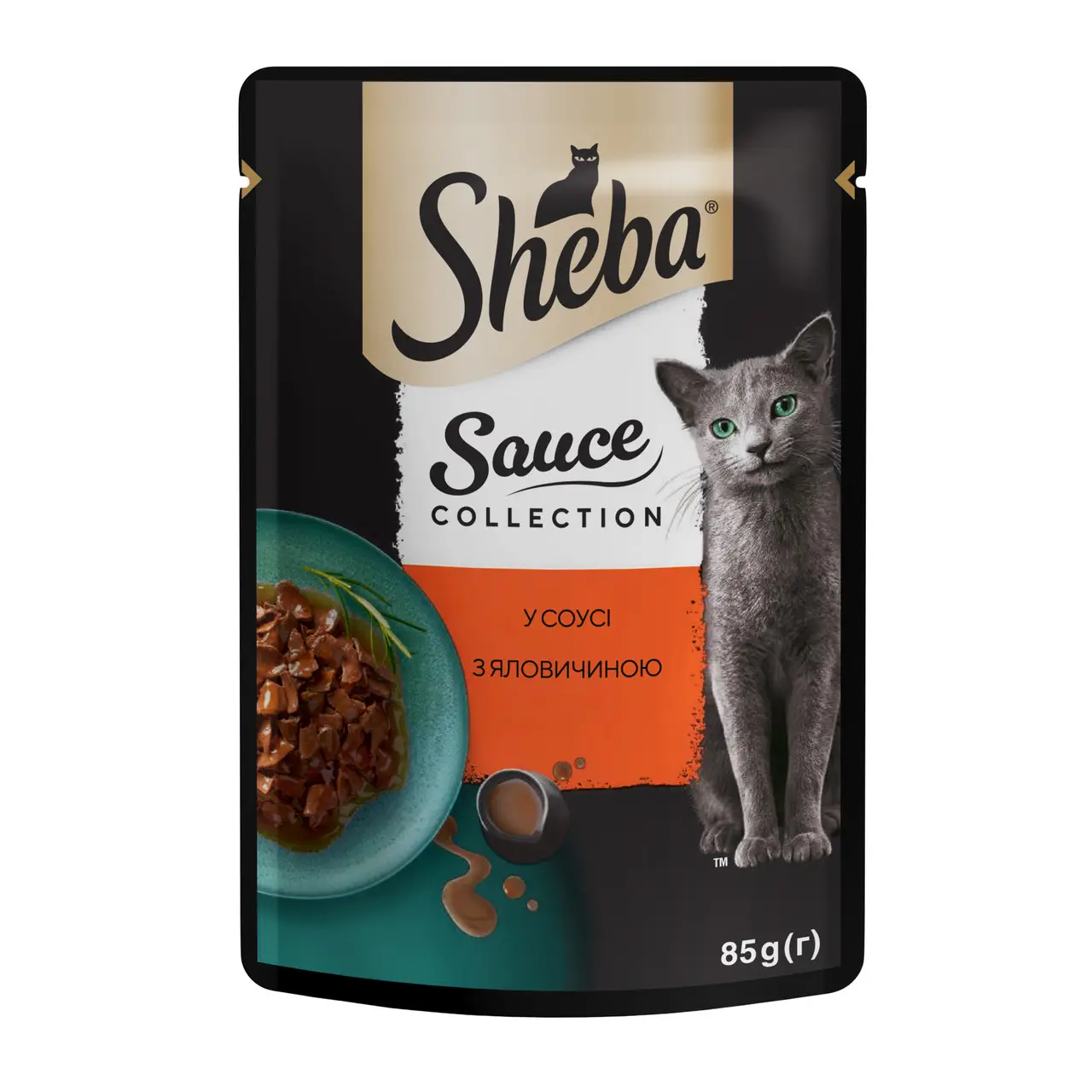 Sheba Delicatesse 85г*28шт паучі для кішок (яловичина в соусі)1
