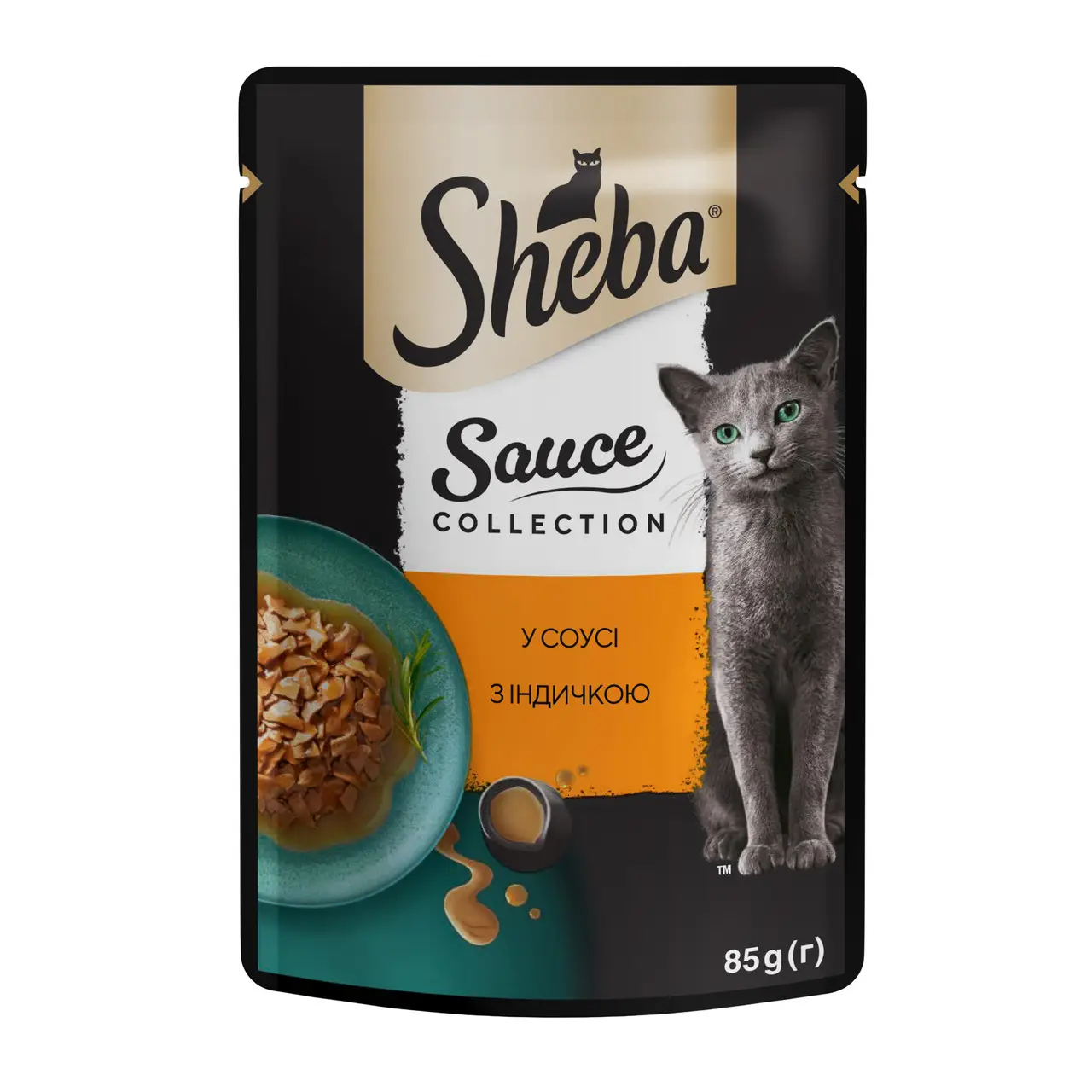 Sheba паучі для котів 85г*28шт (індичка в соусі)1