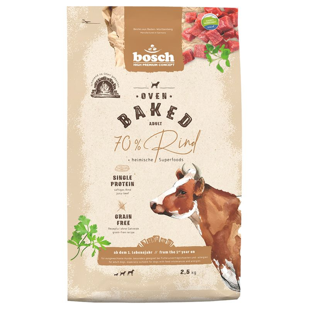 Bosch HPC Oven Baked 10кг беззерновий корм для чутливих собак...