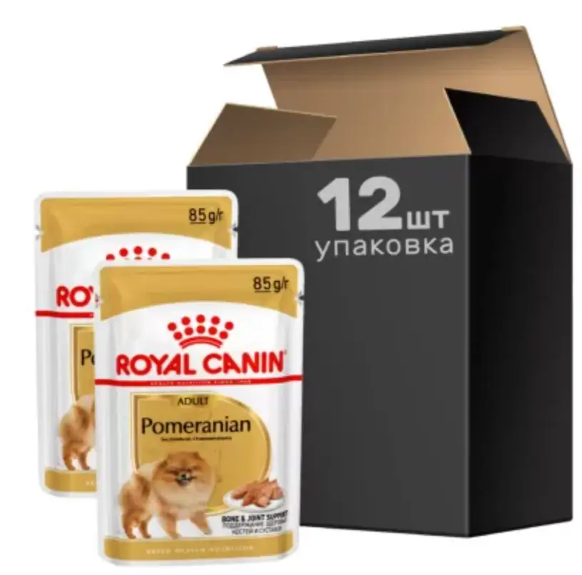 Royal Canin Pomeranian паучі для собак породи померанський шп...