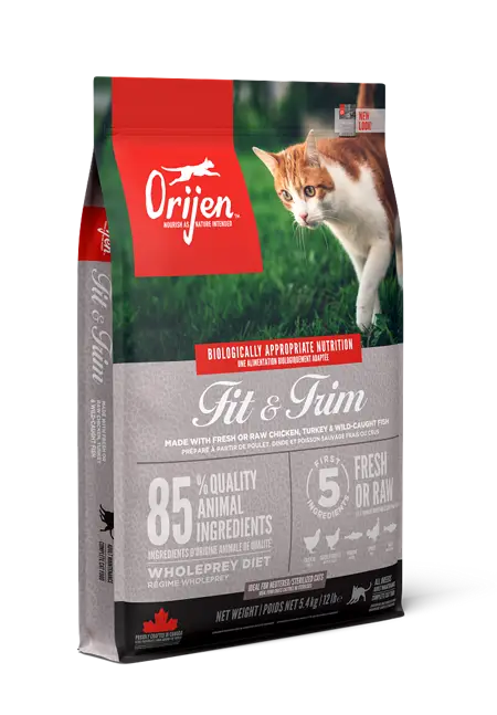Orijen Fit&Trim Cat 5,4 кг- сухий корм для дорослих кішок, схильних до повноти1