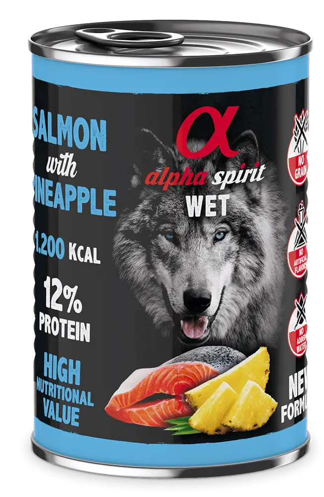 Alpha Spirit Salmon with Pineapple 400г консерва для собак с ...